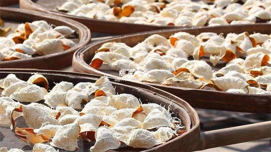 新会陈皮直接晾晒