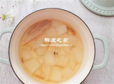 梨和冰糖一起炖止咳要放陈皮吗?能治咳嗽吗