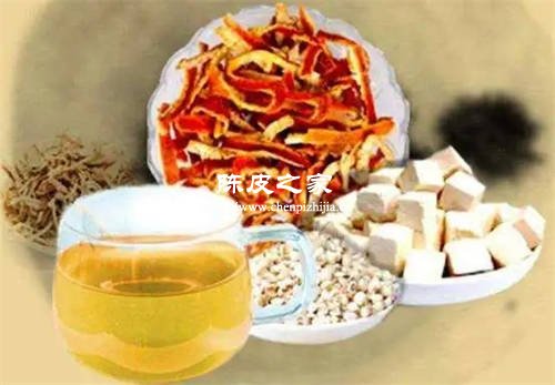 陈皮和什么搭配泡水健脾祛湿