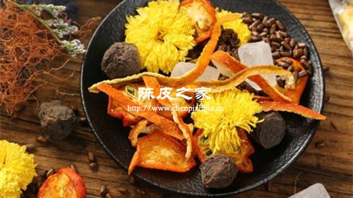 陈皮和胎菊枸杞一起泡水喝的功效与作用