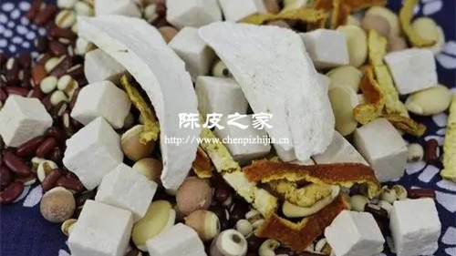 陈皮山药茯苓泡水喝的功效与作用