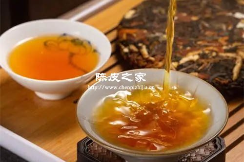 陈皮和普洱茶熟茶一起泡水的功效
