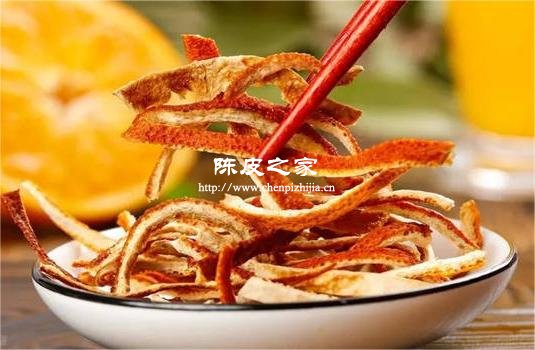 陈皮化橘红和金银花一起泡茶