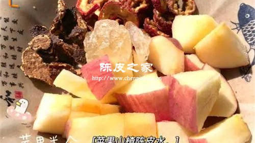 陈皮可以跟苹果山楂一起煮水喝吗