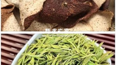 绿茶和陈皮一起泡有啥功效