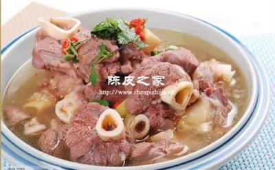炖羊后腿可不可以放陈皮呢