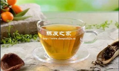 陈皮和茶叶的作用，怎么泡