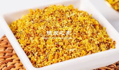 陈皮和桂花枸杞泡茶有什么功效