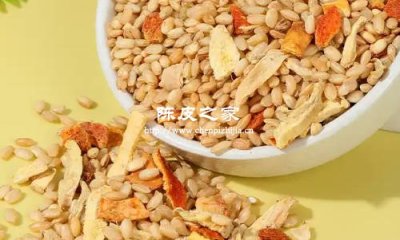 陈皮姜米茶的配方和制作方法