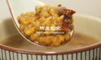 陈皮绿豆汤的功效与作用禁忌