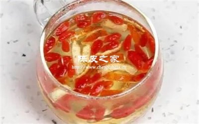 陈皮和枸杞能一块泡水喝吗
