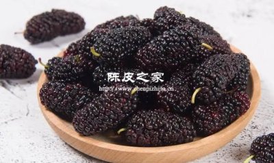 桑葚陈皮枸杞的功效与作用