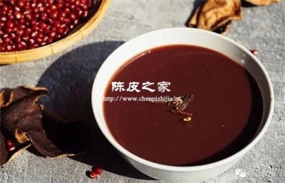 红豆陈皮冰糖水的功效与作用