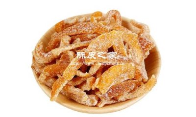 自制盐津陈皮干的简单做法