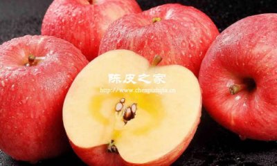 苹果和陈皮煮水喝什么功效