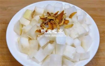 萝卜皮和陈皮泡水喝的功效