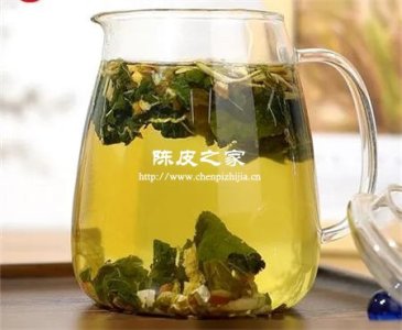 桑叶和陈皮一起泡水主治什么