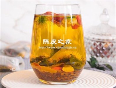 蒲公英玫瑰花陈皮泡水喝的效果