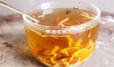 生姜跟陈皮泡水喝有什么功效