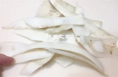 陈皮和白萝卜煮水是用萝卜皮吗