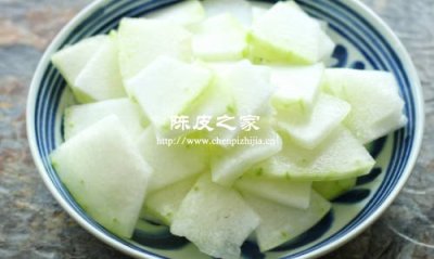 冬瓜荷叶陈皮茶的功效与作用