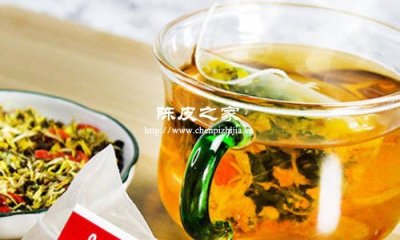 甘草金银花陈皮泡水喝的功效
