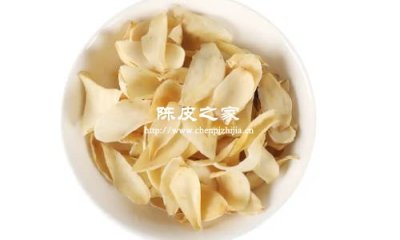 百合片泡水和陈皮水的区别