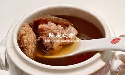 陈皮炖廋肉的陈皮要吃掉吗