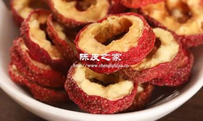 山楂干和陈皮干泡水喝功效