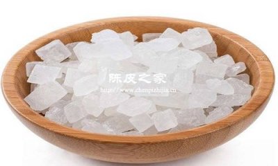 煮陈皮下冰糖好还是下盐好