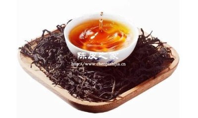 陈皮和红茶泡水喝的副作用