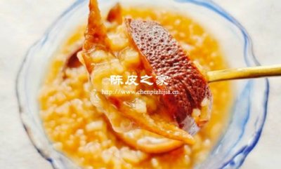陈皮熬粥熟了的陈皮能吃吗