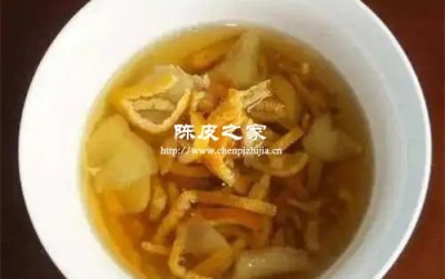 陈皮和白萝卜煮水的功效与作用