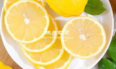 陈皮加柠檬泡水的功效和作用