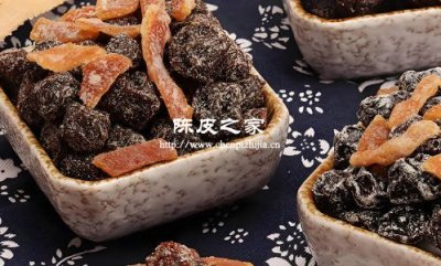 话梅干可以加陈皮一起煮水嘛