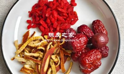 陈皮大枣枸杞煮水喝的作用