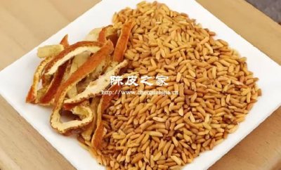 陈皮可以和炒大米一起煮吗