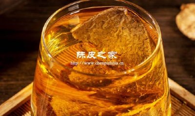 好陈皮泡出水来是什么颜色