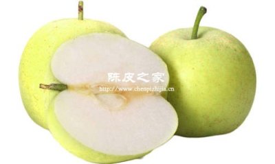 青梨陈皮枸杞一起皮泡水喝的功效