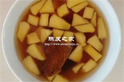 生姜煮苹果可以放橘子皮吗