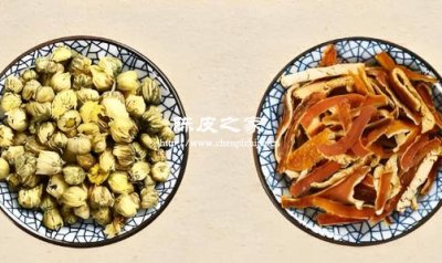 陈皮加菊花加冰糖有什么功效
