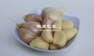陈皮加大蒜一起吃的功效与作用禁忌