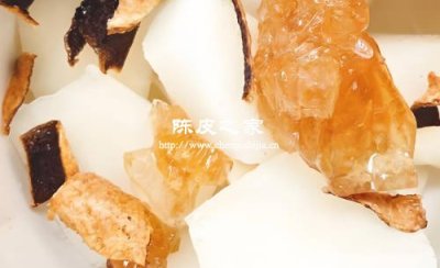冰糖雪梨陈皮水的功效与作用