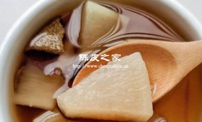 白萝卜跟陈皮煮水放什么冰糖，为什么
