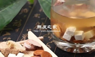 白术陈皮茯苓泡水喝的功效
