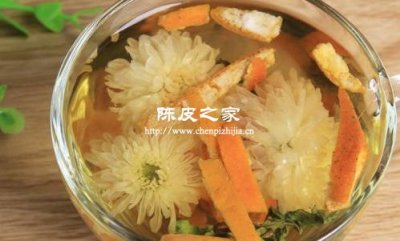陈皮和什么一起泡水可以去肝火