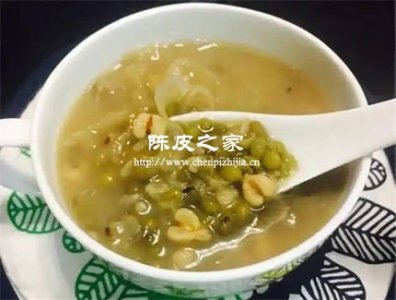 夏天煮绿豆汤加一片陈皮可以吗？
