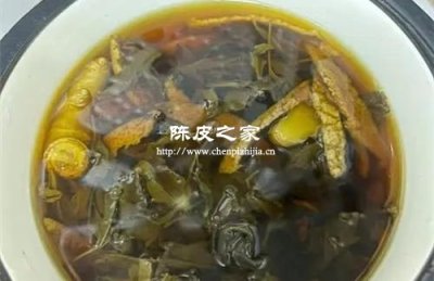 艾叶加陈皮煮水喝有什么功效呢