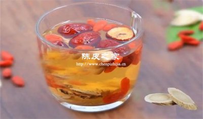 陈皮和枸杞泡水喝的功效与作用