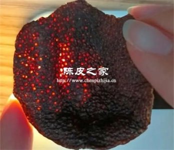 如何用手机上的手电筒鉴别真假陈皮？